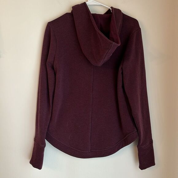 Athleta Women’s Easy Cozy Karma Jacket Cassis SIZE Medium #158372 maroon EUC! - Picture 7 of 12